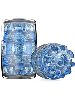 Fleshlight Quickshot Turbo - Blue Silicone Male Masturbator