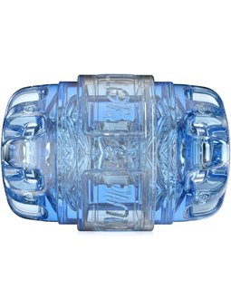 Fleshlight Quickshot Turbo - Masturbatore Uomo in Silicone Blu