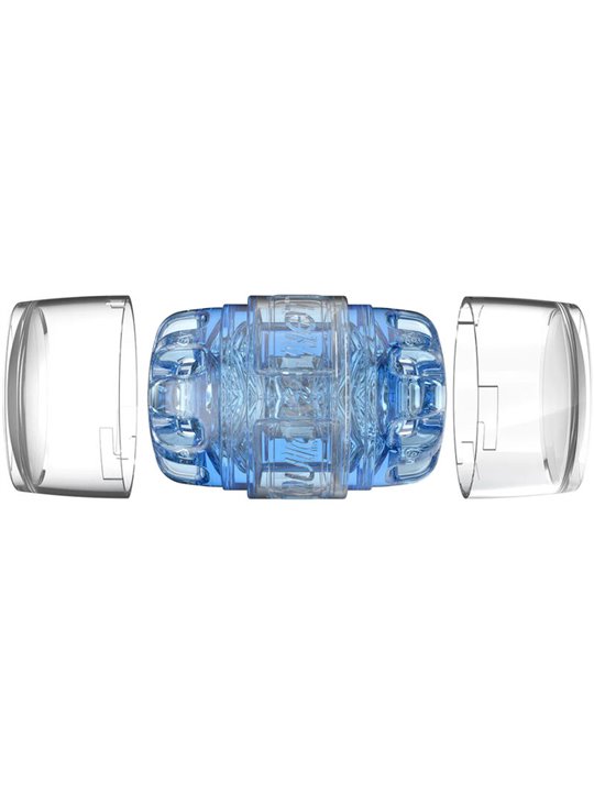 Fleshlight Quickshot Turbo - Masturbatore Uomo in Silicone Blu