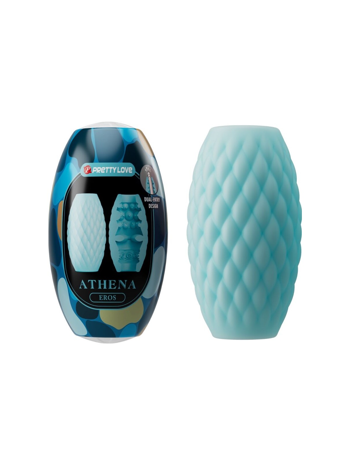 Pretty Love Athena Eros - Masturbatore Uomo in Silicone Azzurro