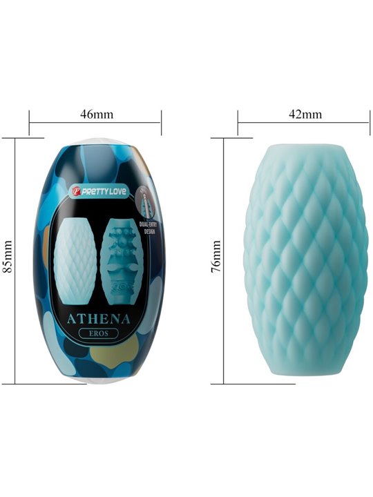 Pretty Love Athena Eros - Blue Silicone Male Masturbator