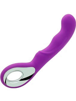 Armony Anna - Vibratore Punto G in Silicone Viola con Manico ad Anello