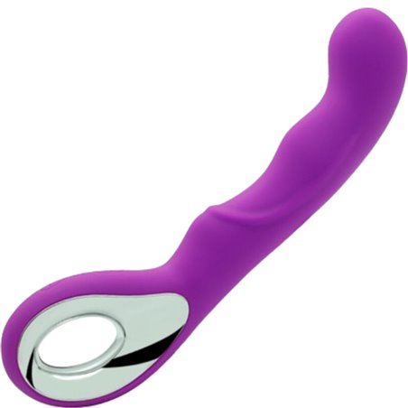 Armony Anna - Vibratore Punto G in Silicone Viola con Manico ad Anello