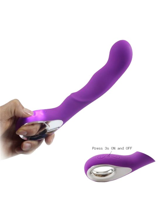 Armony Anna - Purple Silicone G-Spot Vibrator with Ring Handle