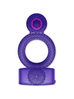 Casual Love-  Casual Ring Vibrating Double Pleasure Purple