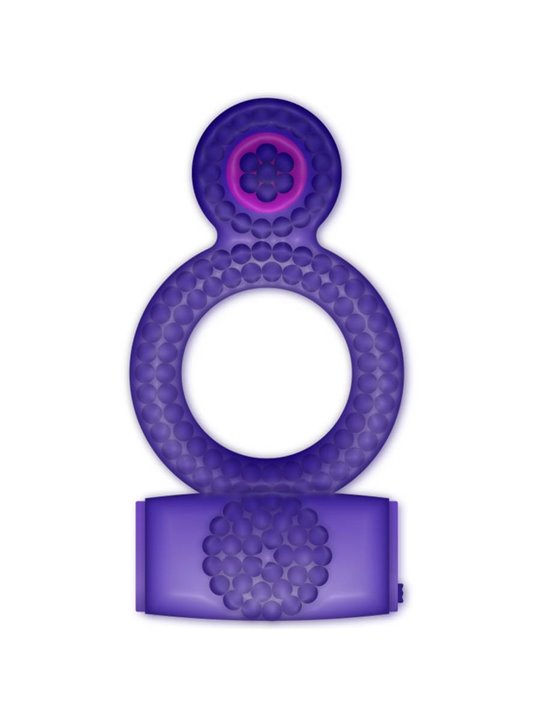 Casual Love-  Casual Ring Vibrating Double Pleasure Purple