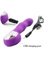Armony Anna - Purple Silicone G-Spot Vibrator with Ring Handle