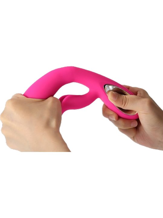 Armony Daro - Vibratore Rabbit in Silicone Fucsia 36 Vibrazioni