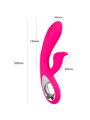 Armony Daro - Fuchsia Silicone Rabbit Vibrator 36 Vibrations