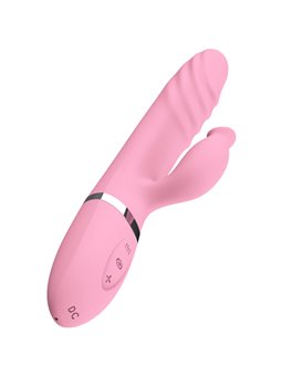 Armony - Vibratore Rabbit Up & Down con Lingua Effetto Calore Rosa