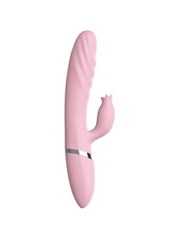 Armony - Vibratore Rabbit Up & Down con Lingua Effetto Calore Rosa