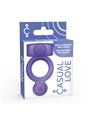Casual Love-  Casual Ring Vibrating Double Pleasure Purple