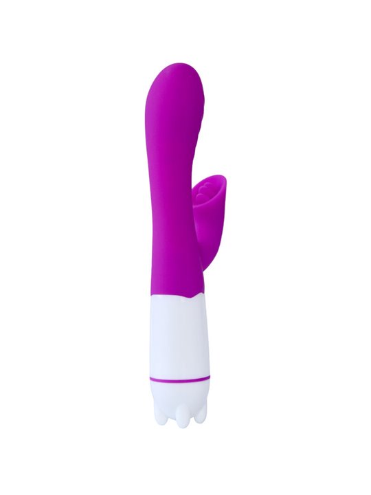 Armony Happy - Vibratore e Stimolatore Rabbit Viola con Lingua Vibrante