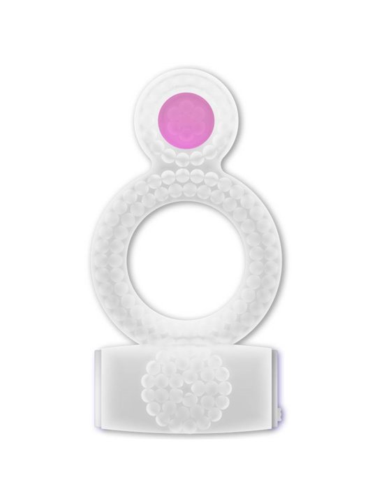 Casual Love-  Casual Ring Vibrating Double Pleasure Transparent
