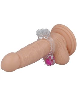 Casual Love-  Casual Ring Vibrating Double Pleasure Transparent