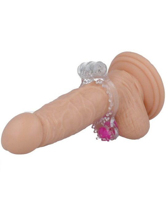Casual Love-  Casual Ring Vibrating Double Pleasure Transparent