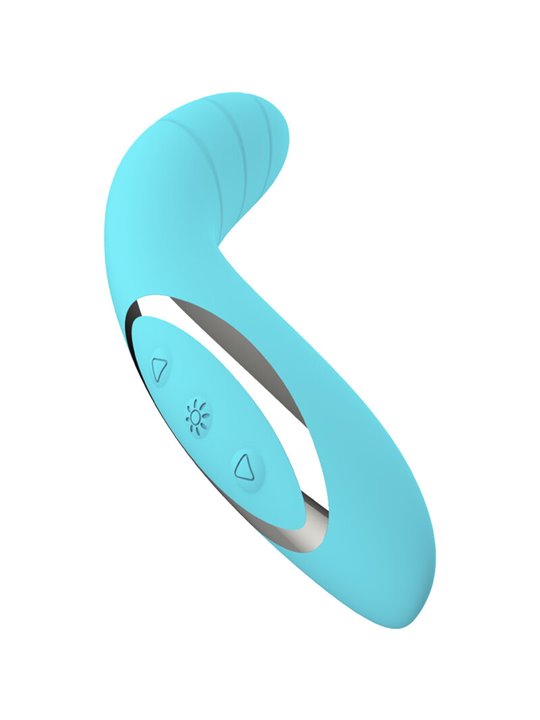 Armony Elizabeth - Vibratore Flessibile Punto G in Silicone Blu