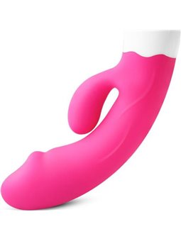 Armony Happy - Vibratore Rabbit e Stimolatore in Silicone Fucsia