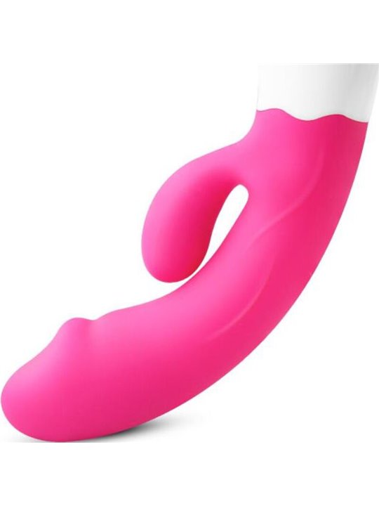 Armony Happy - Fuchsia Silicone Vibrator Rabbit and Stimulator