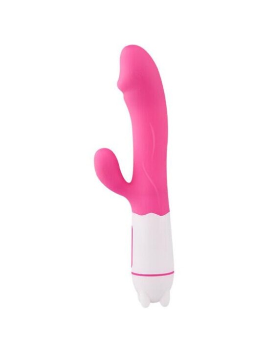 Armony Happy - Vibratore Rabbit e Stimolatore in Silicone Fucsia