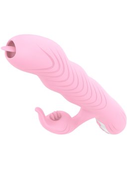 Armony Marcia - Vibrator Up & Down Double Tongue Heat Effect Pink