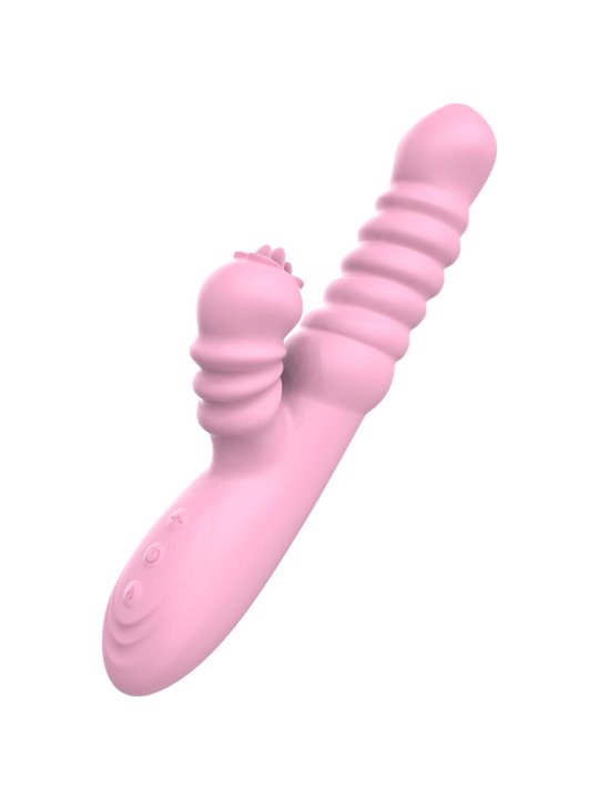 Armony Angelia - Vibratore Multifunzione Rosa con Effetto Calore