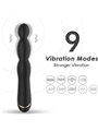 Armony - Vibratore Punto G Regolabile in Silicone Nero 9 Velocità