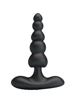 Pretty Love Corban - Silicone Anal Vibrator 10 Vibrations Black
