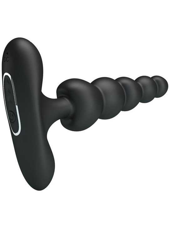 Pretty Love Corban - Vibratore Anale in Silicone 10 Vibrazioni Nero