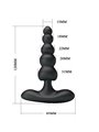 Pretty Love Corban - Vibratore Anale in Silicone 10 Vibrazioni Nero