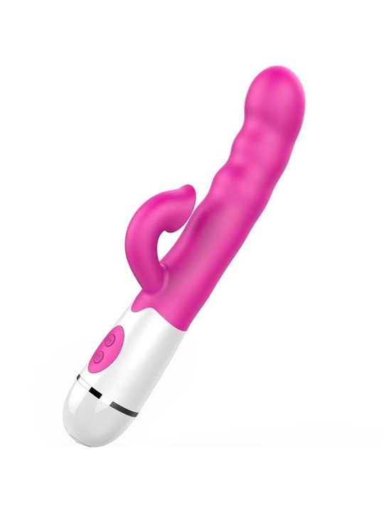 Armony Amir - Pink Silicone Rabbit Vibrator 16 Speeds