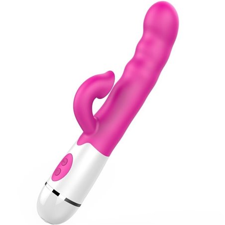 Armony Amir - Pink Silicone Rabbit Vibrator 16 Speeds