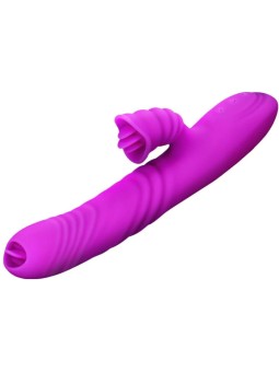 Armony Angelia - Vibratore Rabbit Viola Doppia Lingua Effetto Calore