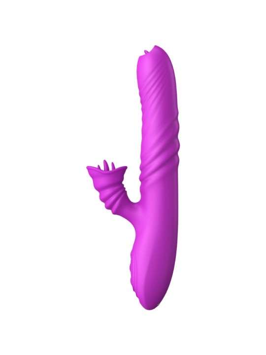 Armony Angelia - Vibratore Rabbit Viola Doppia Lingua Effetto Calore