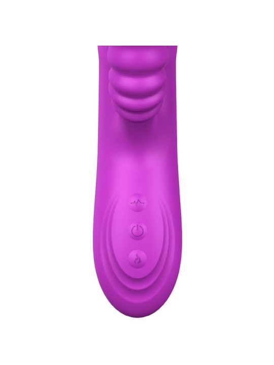 Armony Angelia - Vibratore Rabbit Viola Doppia Lingua Effetto Calore