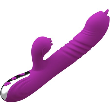Armony Fairy - Vibratore Rabbit Viola Doppia Lingua Effetto Calore