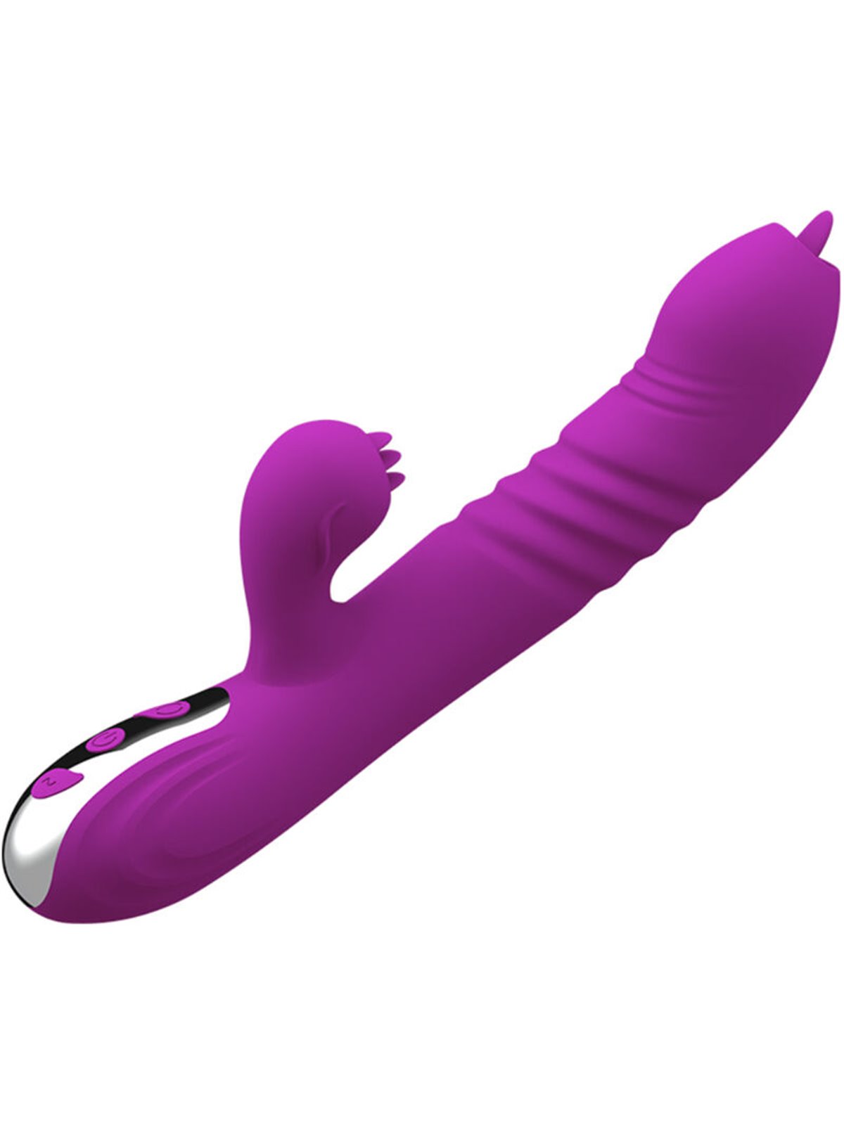 Armony Fairy - Vibratore Rabbit Viola Doppia Lingua Effetto Calore