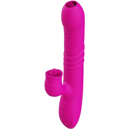 Armony Fanny - Vibratore Rabbit Fucsia Doppia Lingua Effetto Calore
