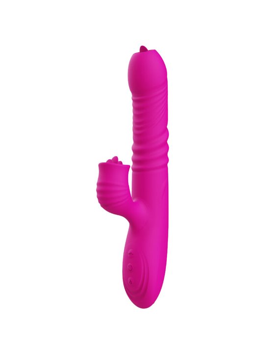Armony Fanny - Vibratore Rabbit Fucsia Doppia Lingua Effetto Calore