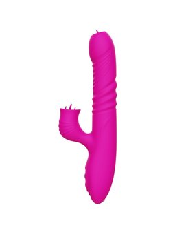 Armony Fanny - Vibratore Rabbit Fucsia Doppia Lingua Effetto Calore