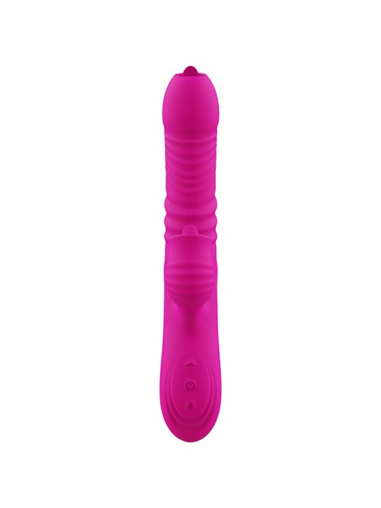 Armony Fanny - Fuchsia Double Tongue Heat Effect Rabbit Vibrator