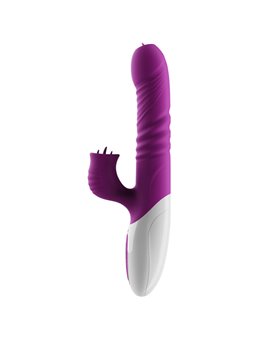 Armony - Vibratore Up & Down Viola con Doppia Lingua ed Effetto Calore