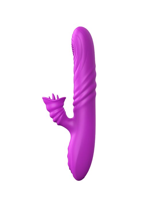Armony Angelia - Vibratore Multifunzione Viola con Effetto Calore