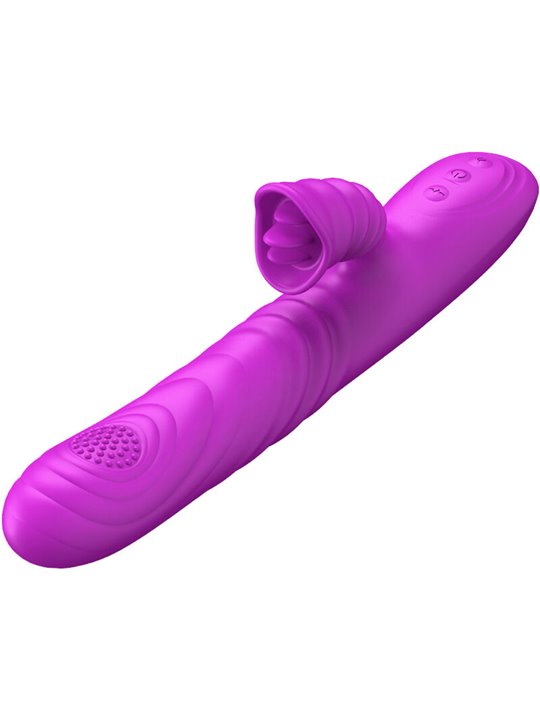 Armony Angelia - Vibratore Multifunzione Viola con Effetto Calore