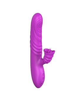 Armony Angelia - Vibratore Multifunzione Viola con Effetto Calore