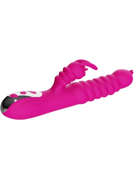 Armony - Vibratore Multifunzione Fucsia Doppia Lingua Effetto Calore