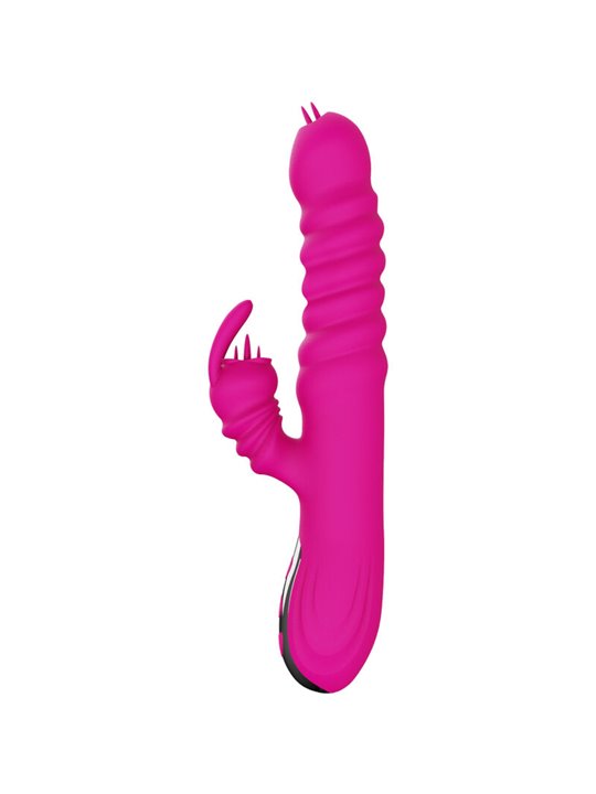 Armony - Vibratore Multifunzione Fucsia Doppia Lingua Effetto Calore