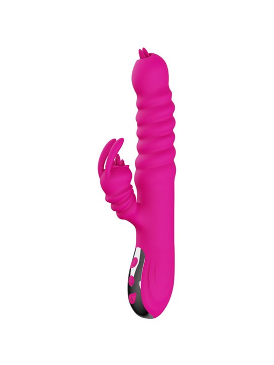 Armony - Vibratore Multifunzione Fucsia Doppia Lingua Effetto Calore