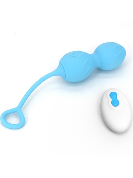 Armony Blossoms - Vaginal Vibrating Kegel Balls Blue
