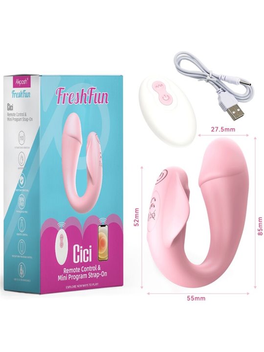Armony FreshFun Cici - Vibrator with Remote Control 10 Vibrations Pink